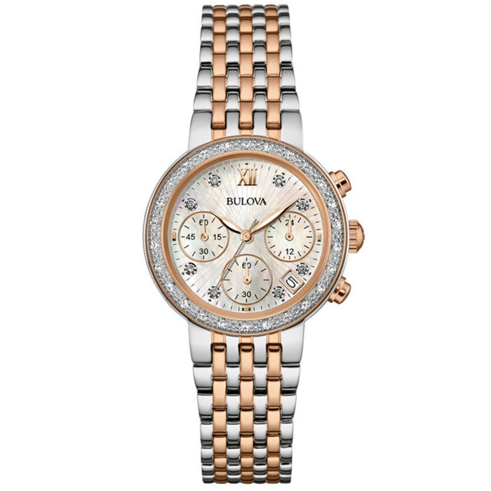 Bulova Women's Classic Mother of pearl Dial Watch - 98R215