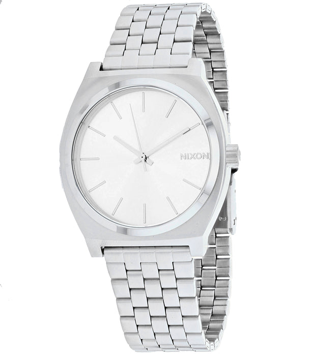 Nixon Men's Time Teller Silver Dial Watch - A045-1920