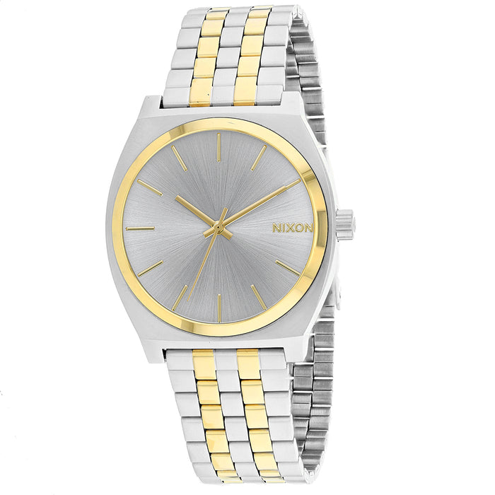 Nixon Men's Time Teller Silver Dial Watch - A045-1921