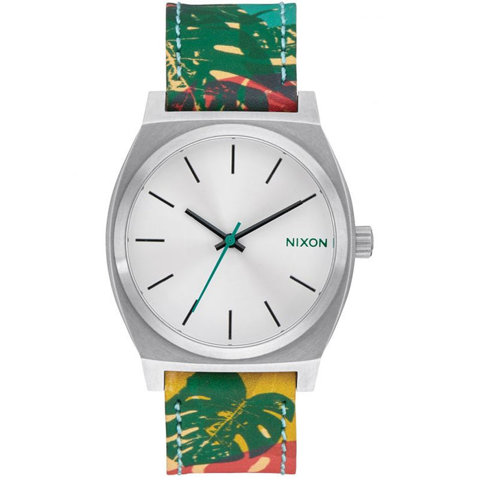 Nixon Men's Time Teller Silver Dial Watch - A045-2280
