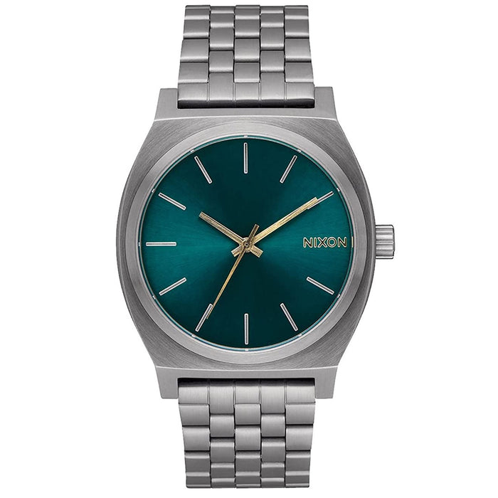Nixon Men's Time Teller Green Dial Watch - A045-2789