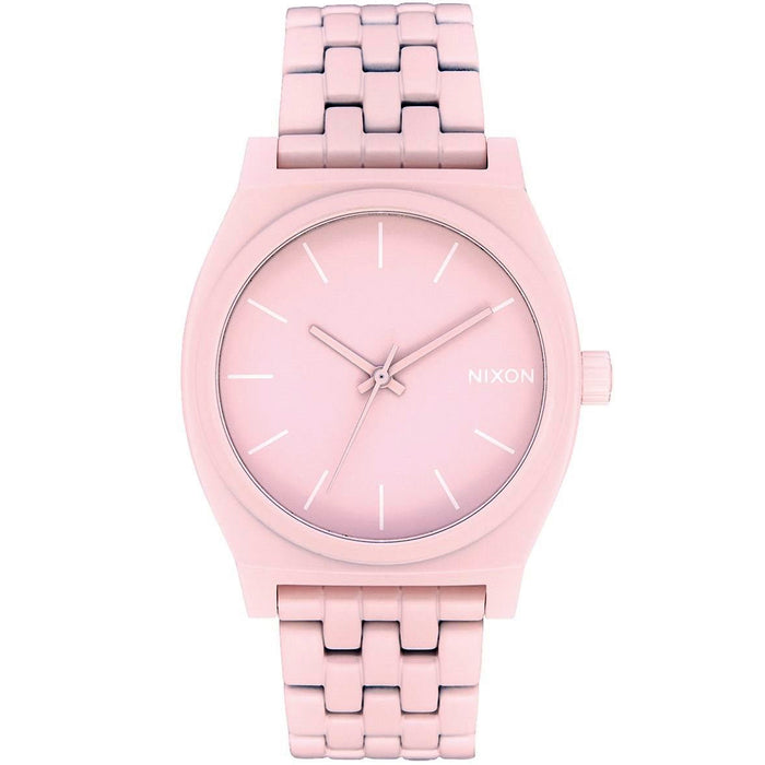 Nixon Men's Time Teller Pink Dial Watch - A045-3164