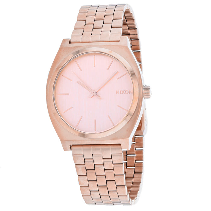 Nixon Men's Time Teller Rose gold Dial Watch - A045-897