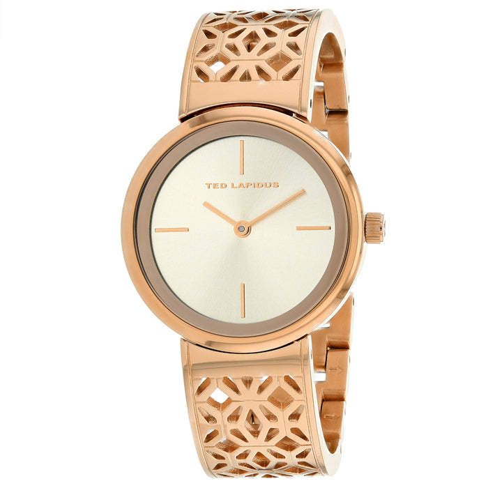 Ted Lapidus Women's Classic Rose gold Dial Watch - A0729URIW