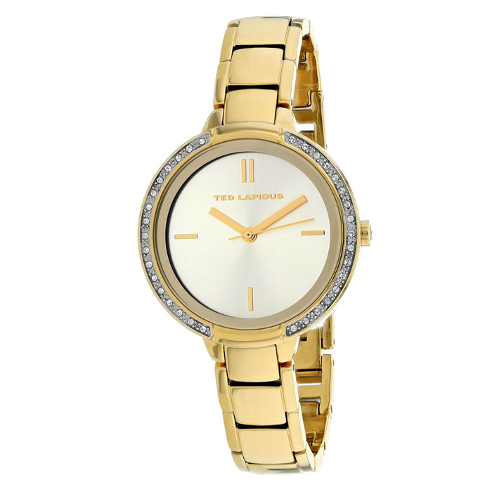 Ted Lapidus Women's Classic Gold Dial Watch - A0730PTIX