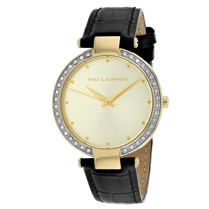 Ted Lapidus Women's Classic Gold Dial Watch - A0732PTPN