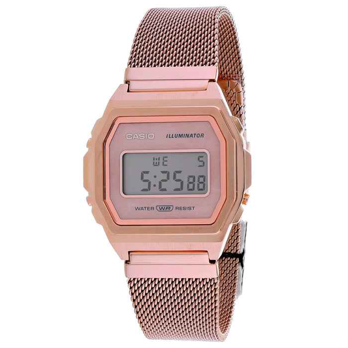 Casio Men's Rose gold Dial Watch - A1000MPG-9VT