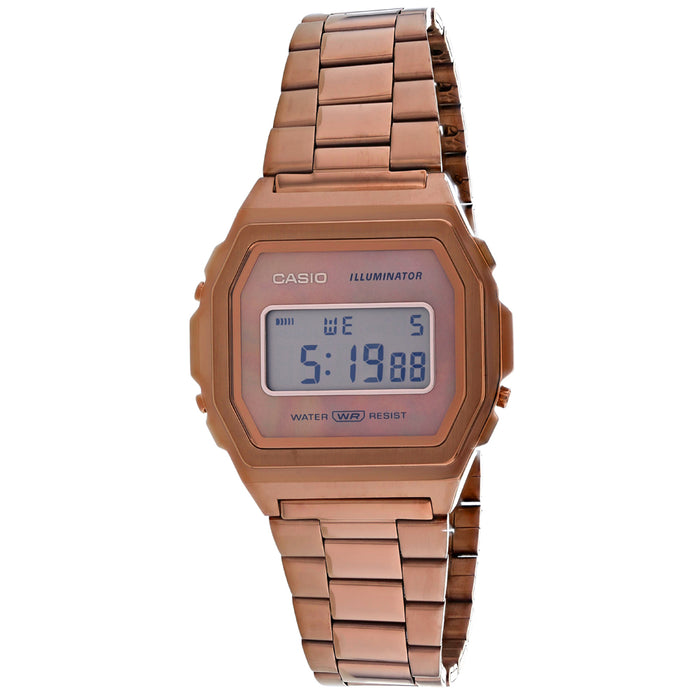 Casio Men's Rose gold Dial Watch - A1000RG-5VT