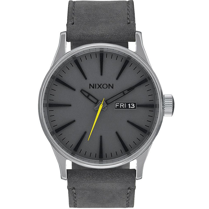 Nixon Men's Sentry Grey Dial Watch - A105-147