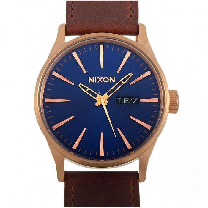 Nixon Men's Sentry Blue Dial Watch - A105-2867