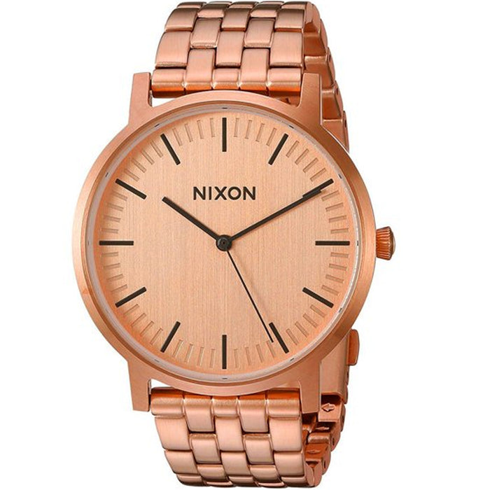 Nixon Men's Porter Rose gold Dial Watch - A105-7897