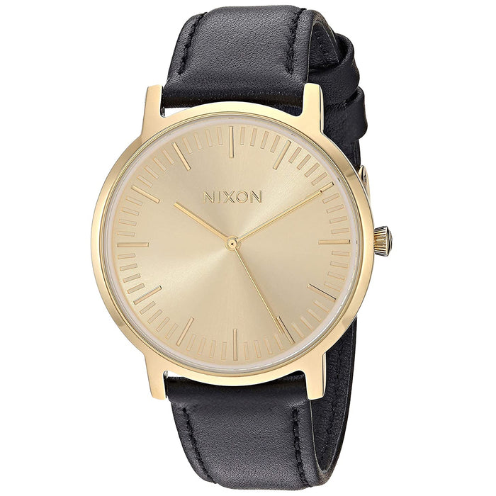 Nixon Men's Porter Gold Dial Watch - A105-8510