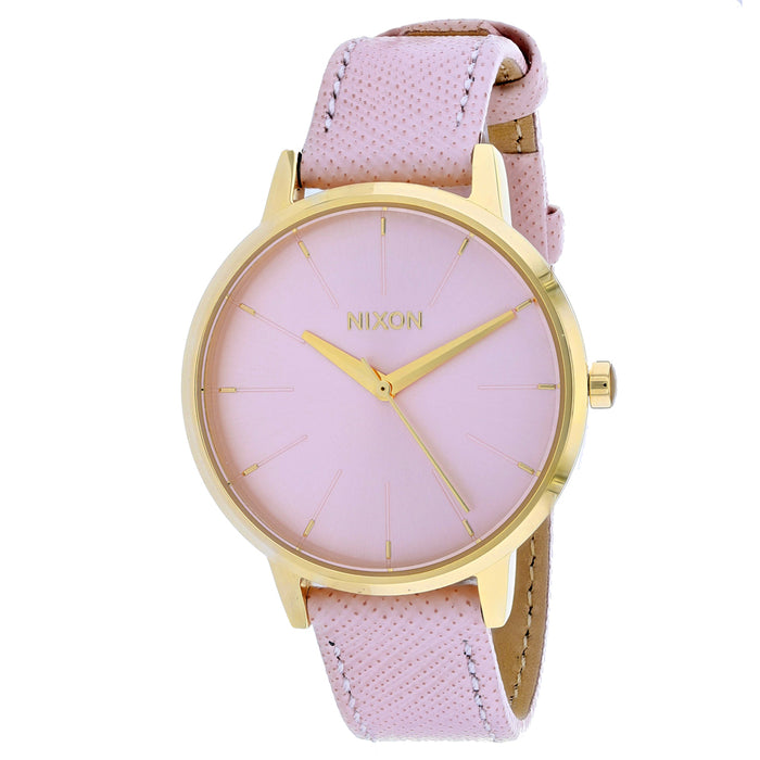 Nixon Women's Kensington Leather Pink Watch - A108-2813