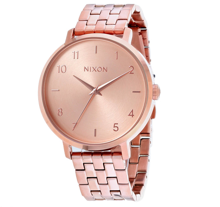 Nixon Women's Arrow Rose gold Dial Watch - A109-0897