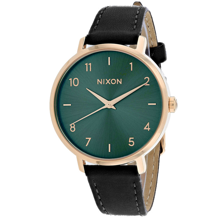 Nixon Women's Arrow Leather Green Watch - A1091-2805