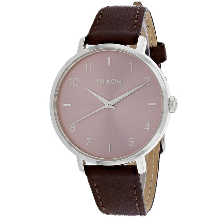 Nixon Women's Arrow Leather Pink Watch - A1091-2878