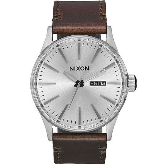 Nixon Men's Sentry Silver Dial Watch - A113-82592