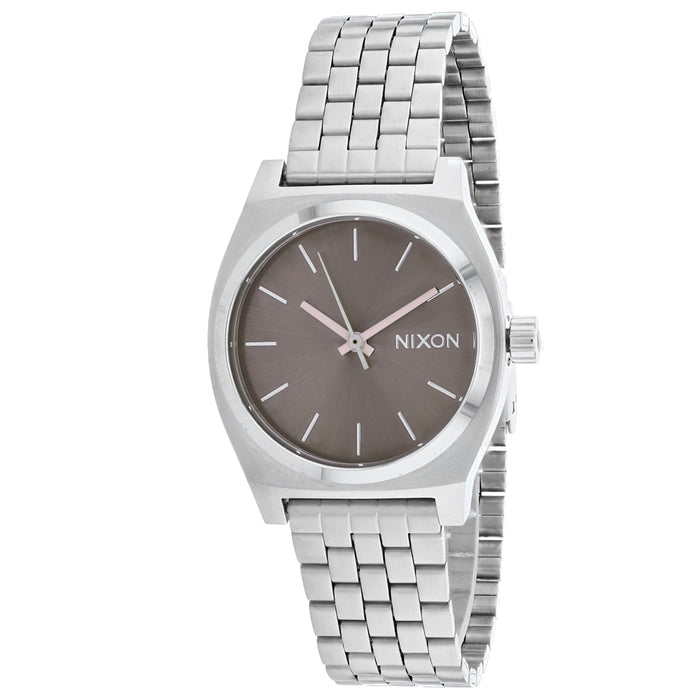 Nixon Women's Medium Time Teller Silver Watch - A1130-3161