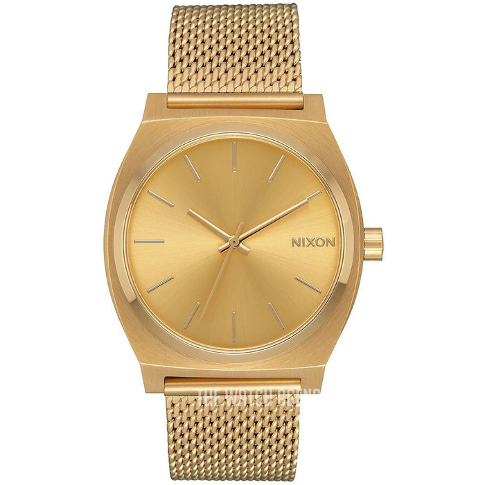 Nixon Men's Time Teller Gold Dial Watch - A118-7502