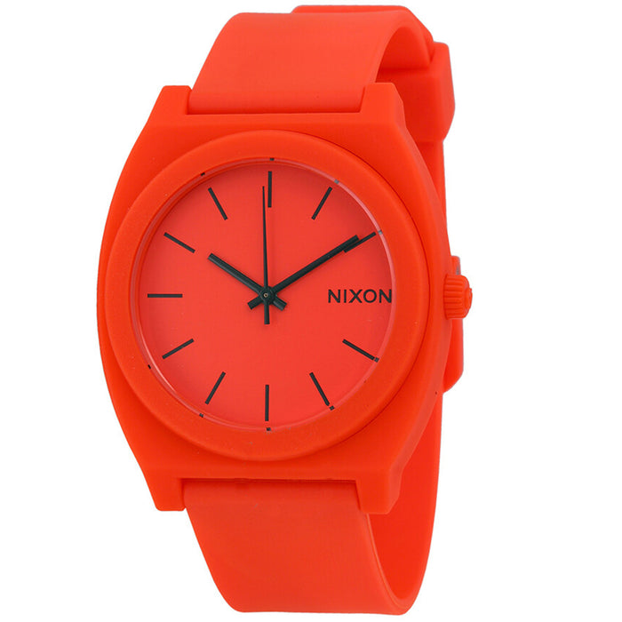 Nixon Men's Time Teller Orange Dial Watch - A119-1156