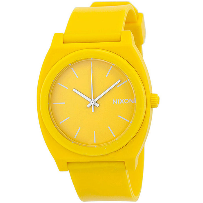Nixon Men's Time Teller Yellow Dial Watch - A119-1230