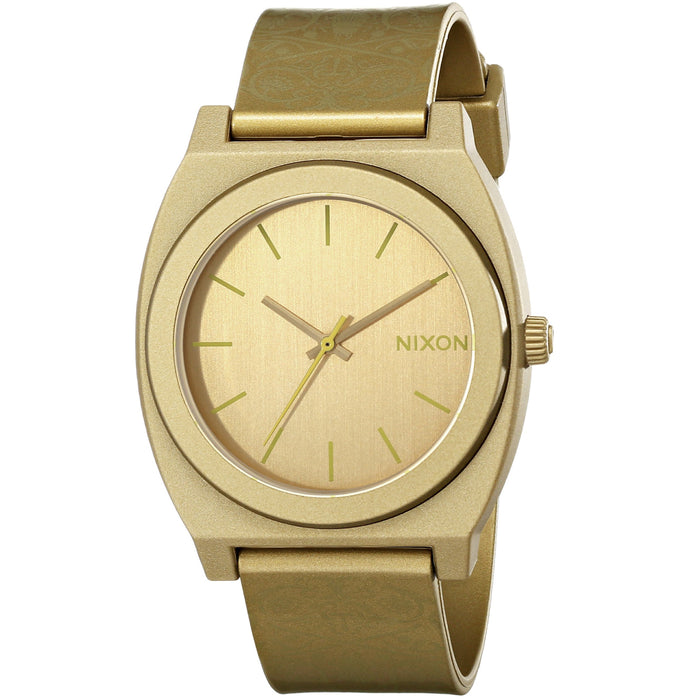 Nixon Men's Time Teller Gold Dial Watch - A119-1897
