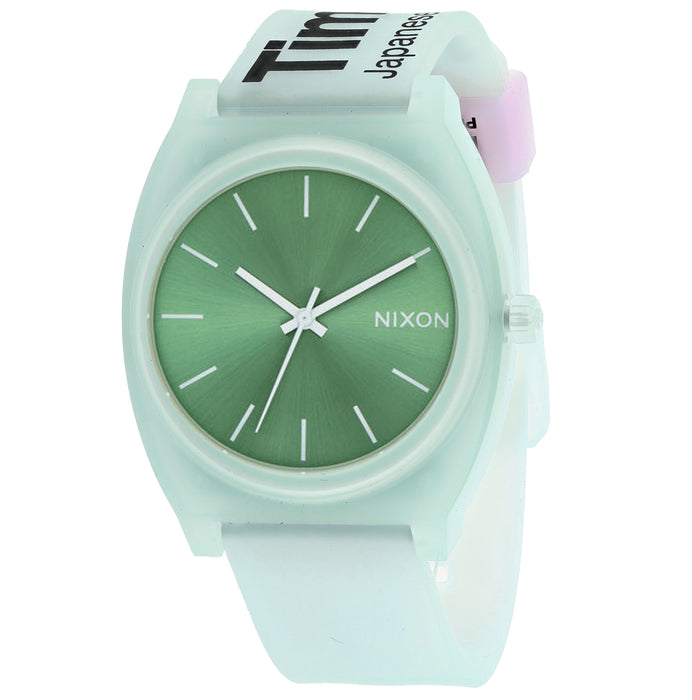 Nixon Men's Time Teller P Green Dial Watch - A119-3171