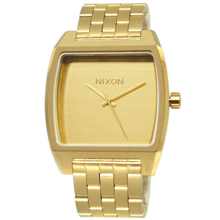 Nixon Women's Time Tracker Gold Dial Watch - A124-5502