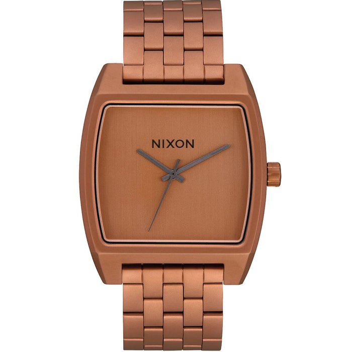 Nixon Men's Time Tracker Brown Dial Watch - A1245-3165