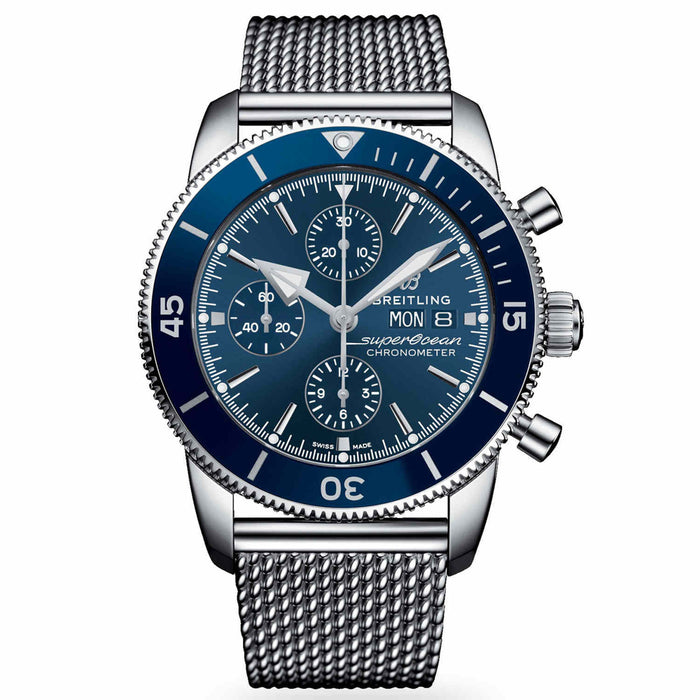 Breitling Men's SuperOcean Chronometer Blue Dial Watch - A13313161C1A1