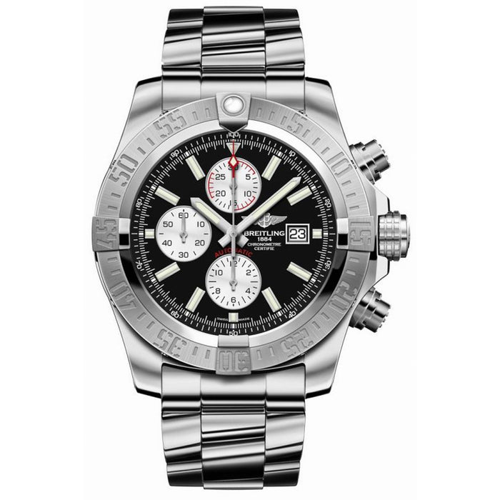Breitling Men's Super Avenger II Black Dial Watch - A1337111/BC29