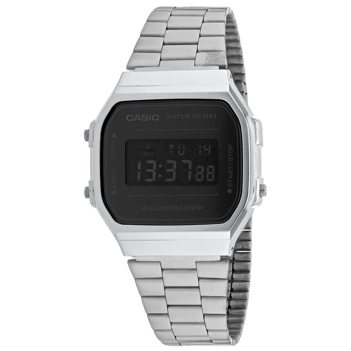 Casio Men's Black Dial Watch - A168WEM-1VT