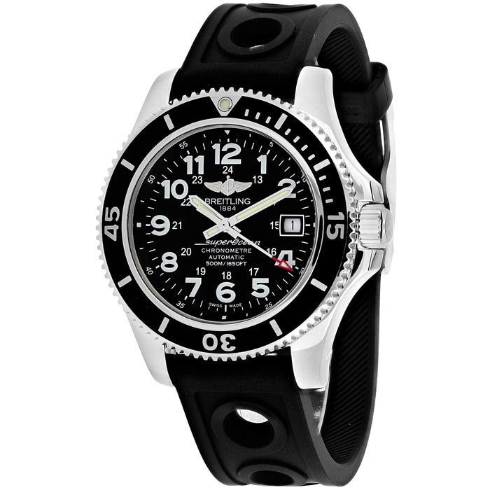 Breitling Men's SuperOcean Black Dial Watch - A17365C9/BD67R