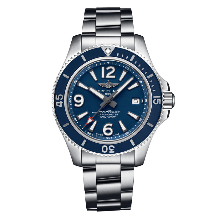 Breitling Men's Superocean Blue Dial Watch - A17366D81C1A1