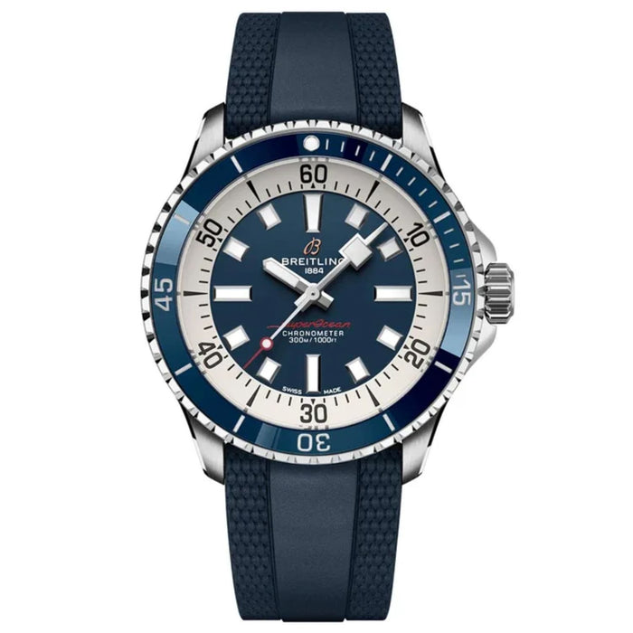 Breitling Men's SuperOcean  Blue Dial Watch - A17375E71C1S1