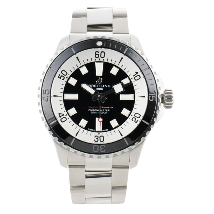 Breitling Men's Super ocean White Dial Watch - A17376211B1A1