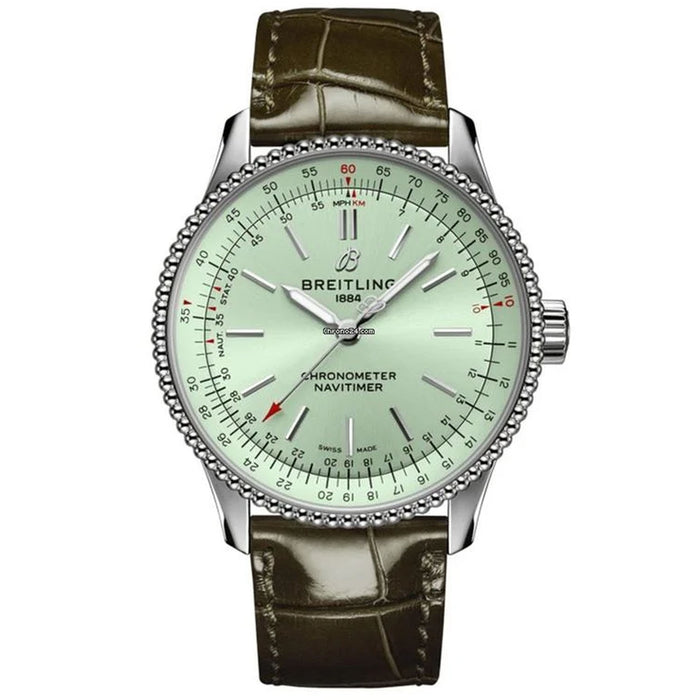 Breitling Women's Navitimer Mint green Dial Watch - A17395361L1P1