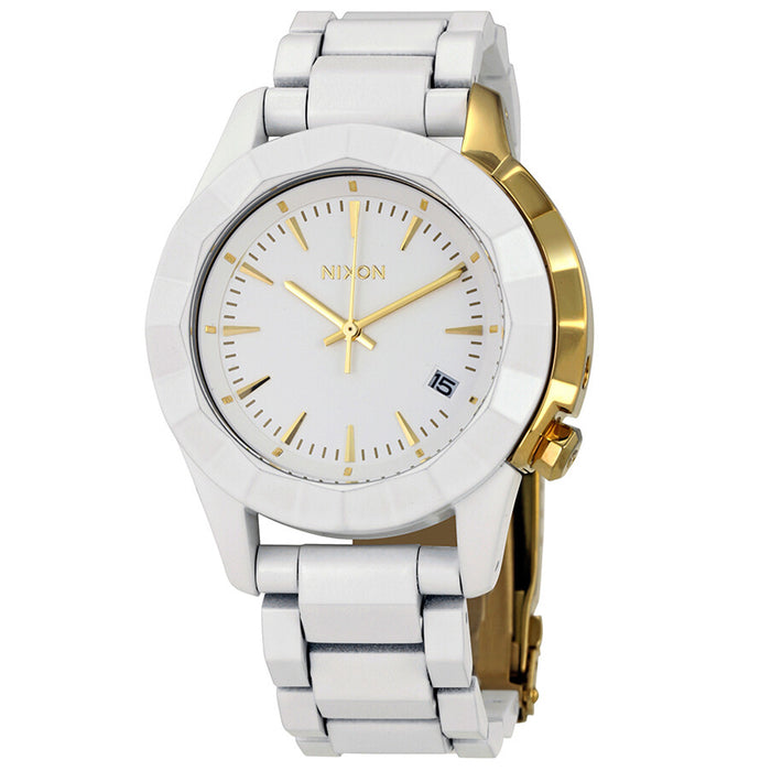 Nixon Women's Monarch White Dial Watch - A288-1035