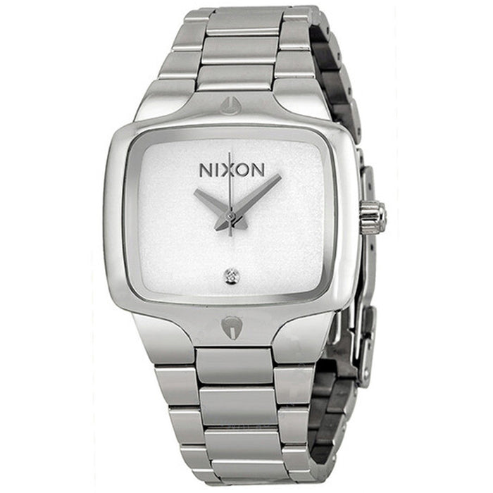 Nixon Women's Small Player White Dial Watch - A300-100