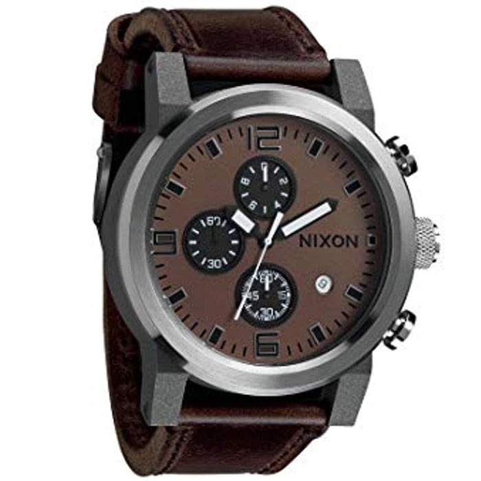 Nixon Men's The Ride Brown Dial Watch - A315-562