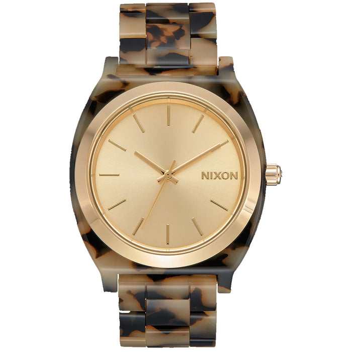 Nixon Men's Time Teller Gold Dial Watch - A327-3346