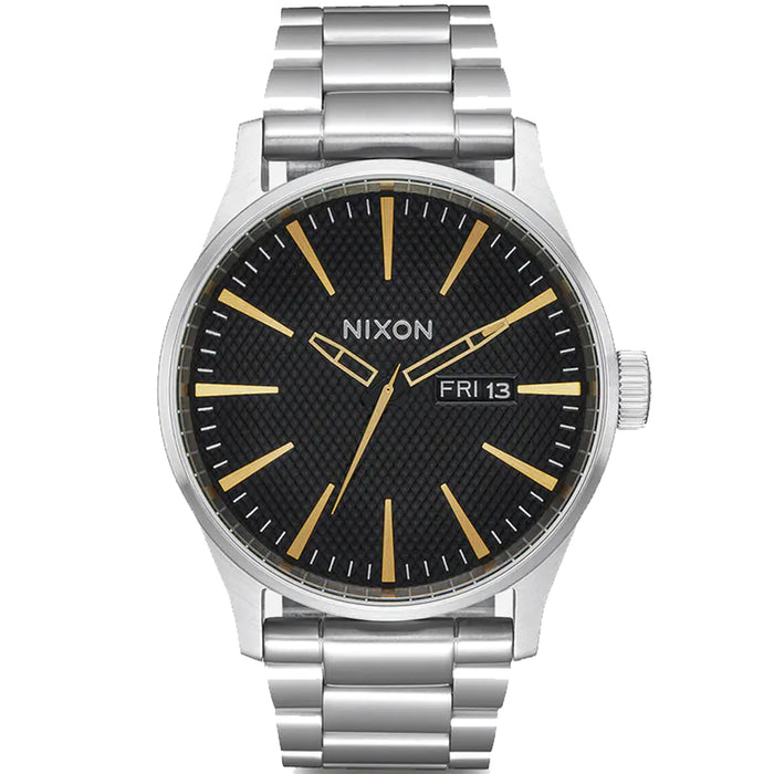 Nixon Men's Sentry Black Dial Watch - A356-2730