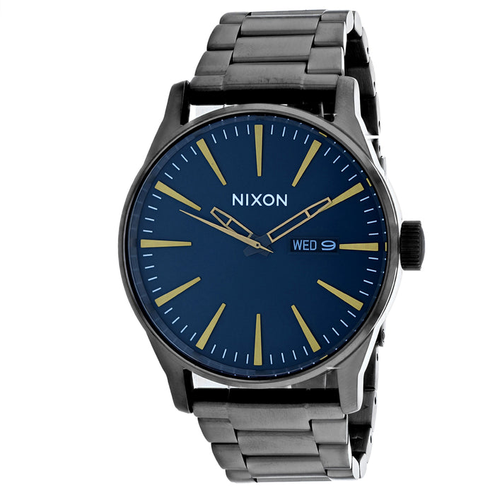 Nixon Men's Sentry 38 SS Blue Watch - A356-2983