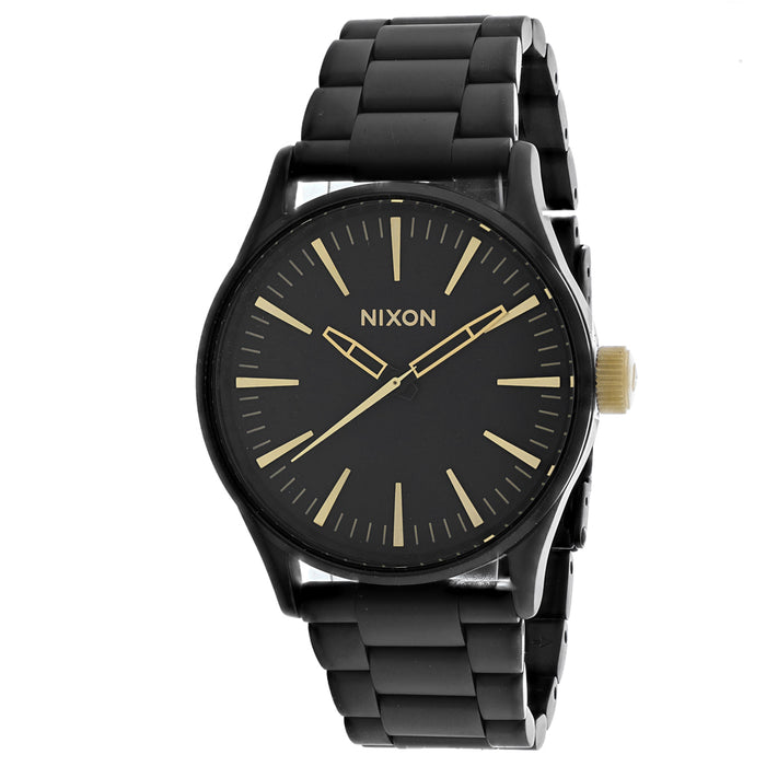 Nixon Men's Sentry 38 SS Black Watch - A450-1041
