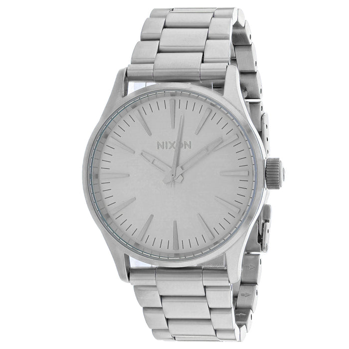 Nixon Men's Sentry 38 SS Silver Watch - A450-1920