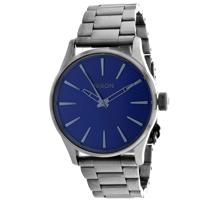 Nixon Men's Sentry 38 SS Blue Watch - A450-2065