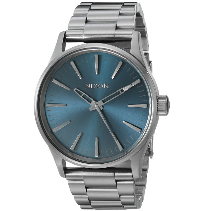 Nixon Men's Sentry Blue Dial Watch - A450-2304