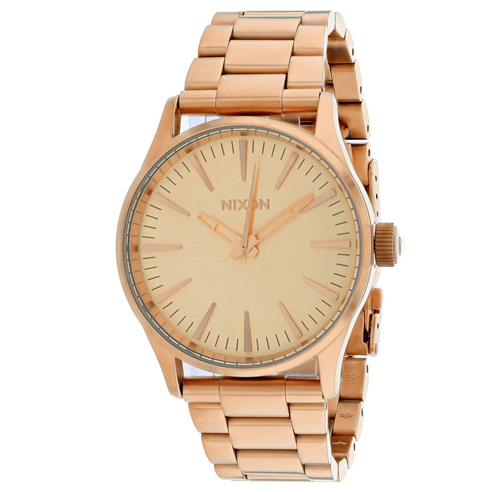 Nixon Men's Sentry 38 SS Rose Gold Watch - A450-897