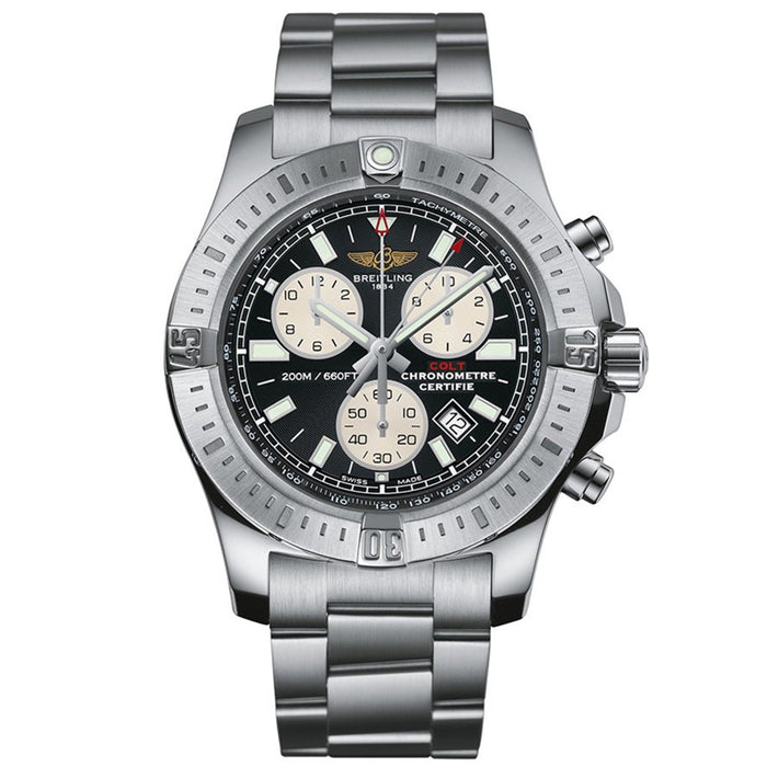 Breitling Men's Black Dial Watch - A73388111B1A1