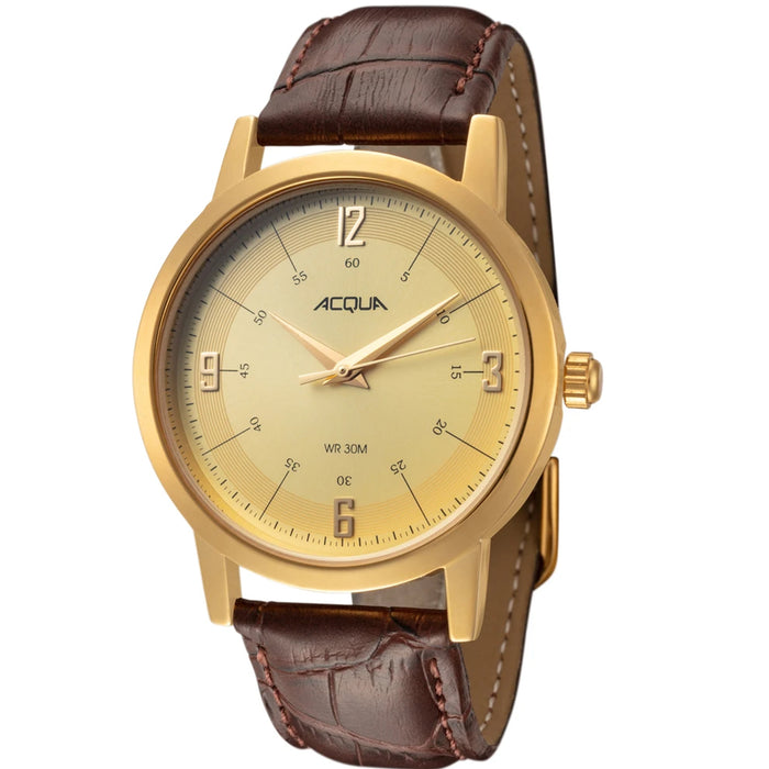 Timex Men's Acqua Gold Dial Watch - AA3C79200